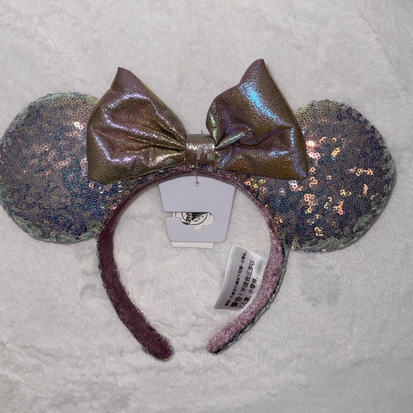 50th Anniversary Ears Earidescent Iridescent Pink Headband - Picture 2 of 3